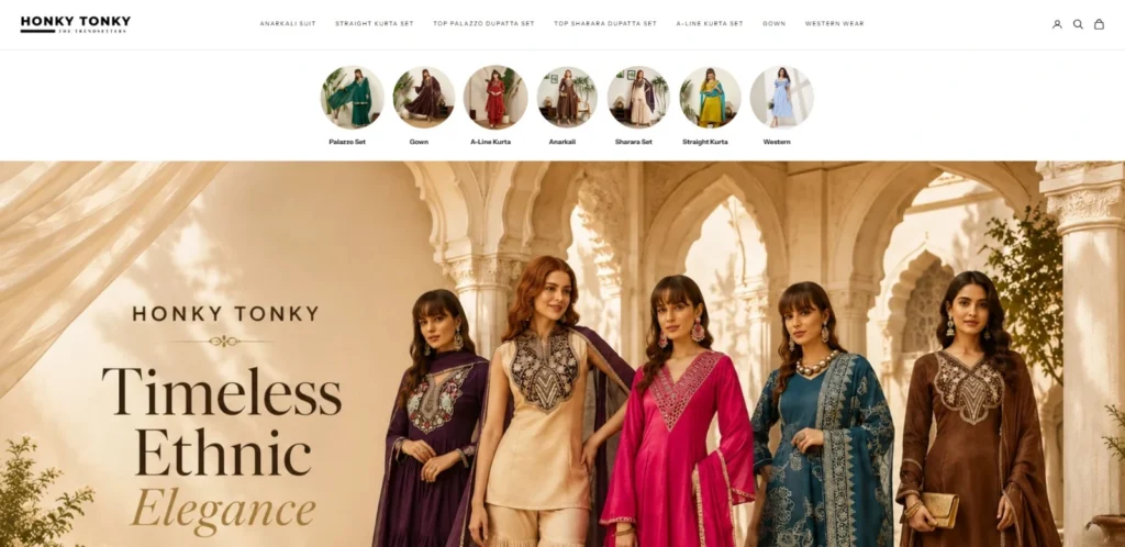 Honky Tonkwey eCommerce digital marketing project