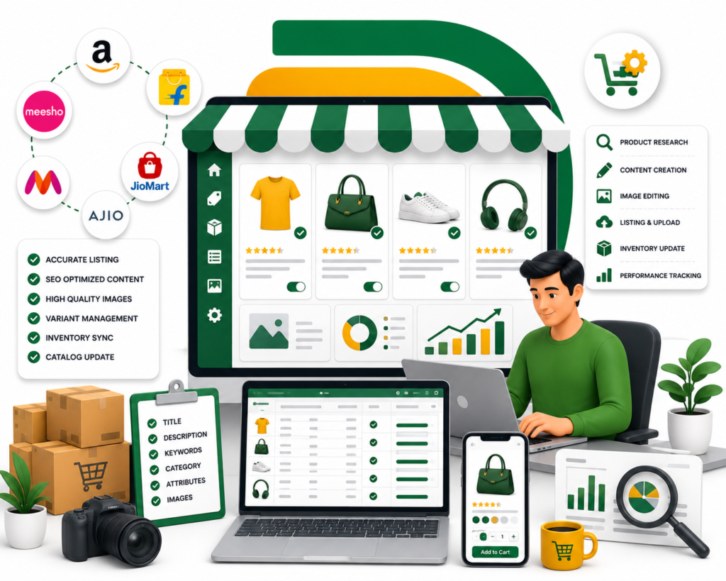 Product listing and catalog management