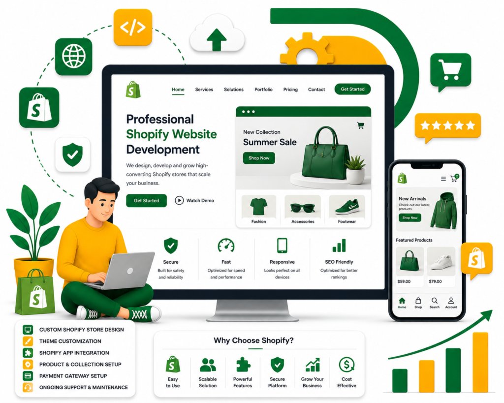 Shopify website development services