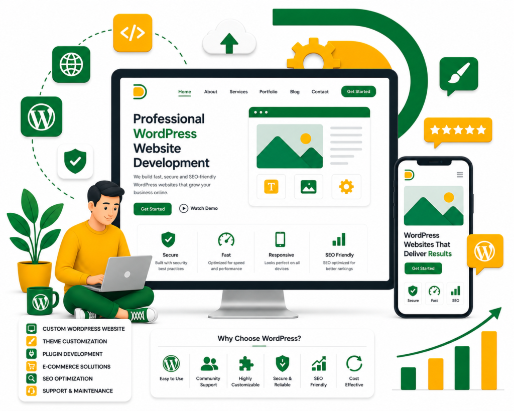 WordPress website development services